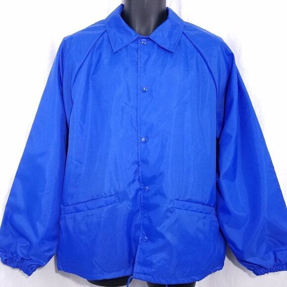 Lynbrook Vikings Coach Jacket Vintage 90s San Jose High School Made In USA Mens - Picture 2 of 4